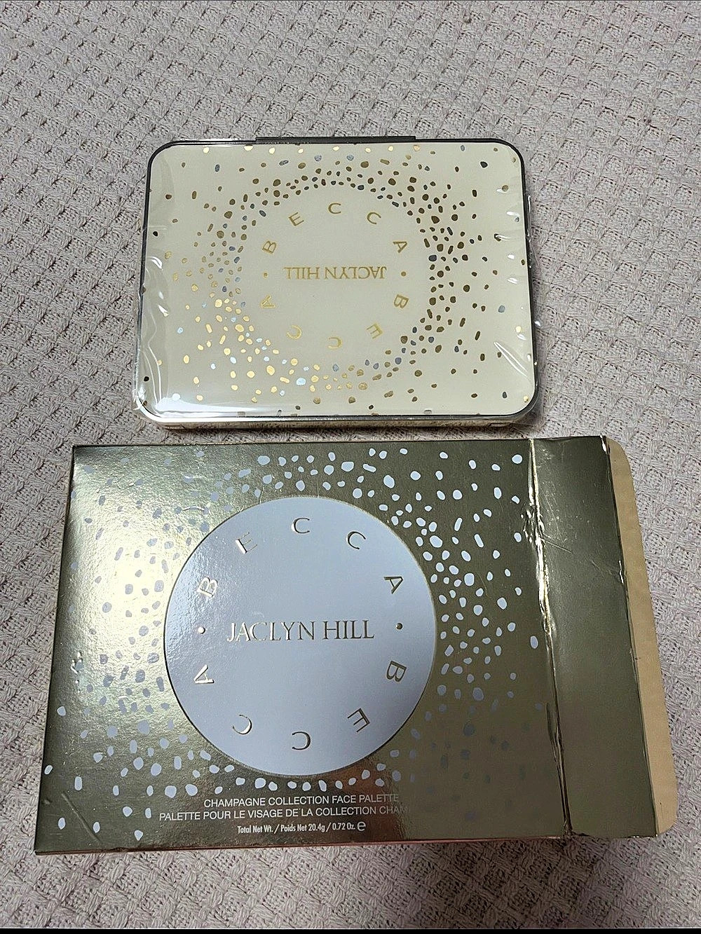 BECCA Champagne Collection Face Palette Face Palette NWT in Gold & Brown